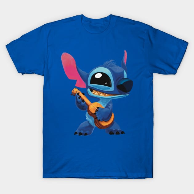 Stitch T-Shirt by JoshNelsonArt